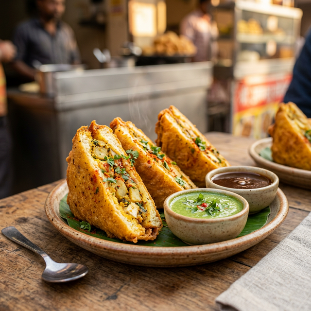 Garama-Garam Bread Pakoda